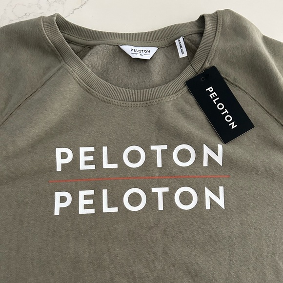 Peloton "Heritage" Pullover Crewneck Sweatshirt, NWT - Men’s XL - Green - Picture 4 of 7